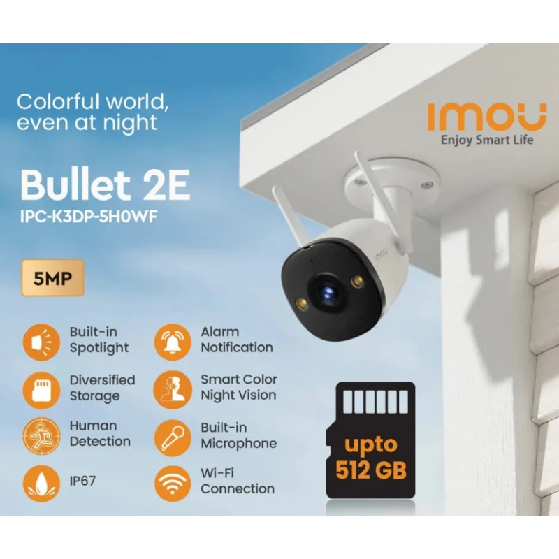CAMERA IMOU Bullet 2E 5MP